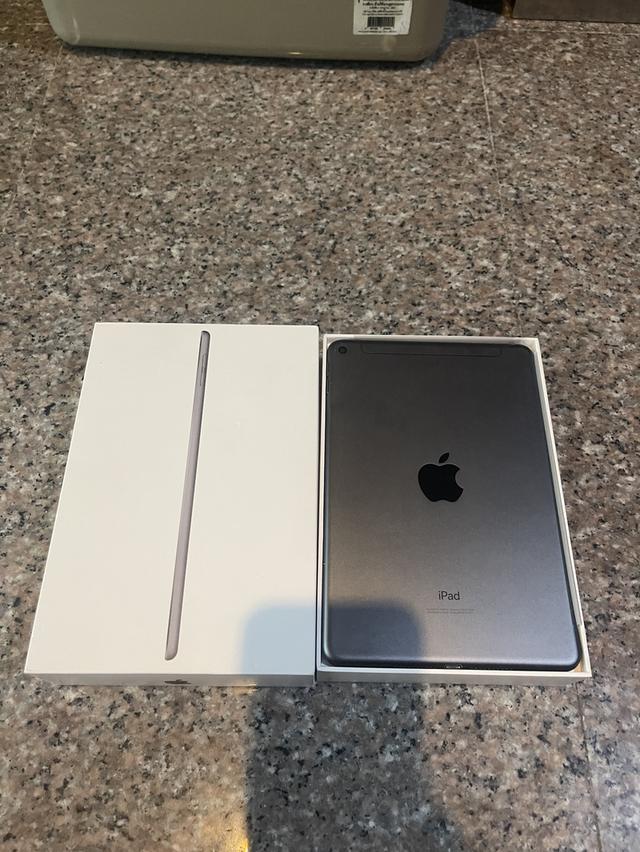 ขายiPadMini5สีดำ256กิ๊กWifi Celluer ใส่ซิมได้ตัวTopสุดมีกล่องอีมี่ตรงใช้งานดีถูกๆ 2