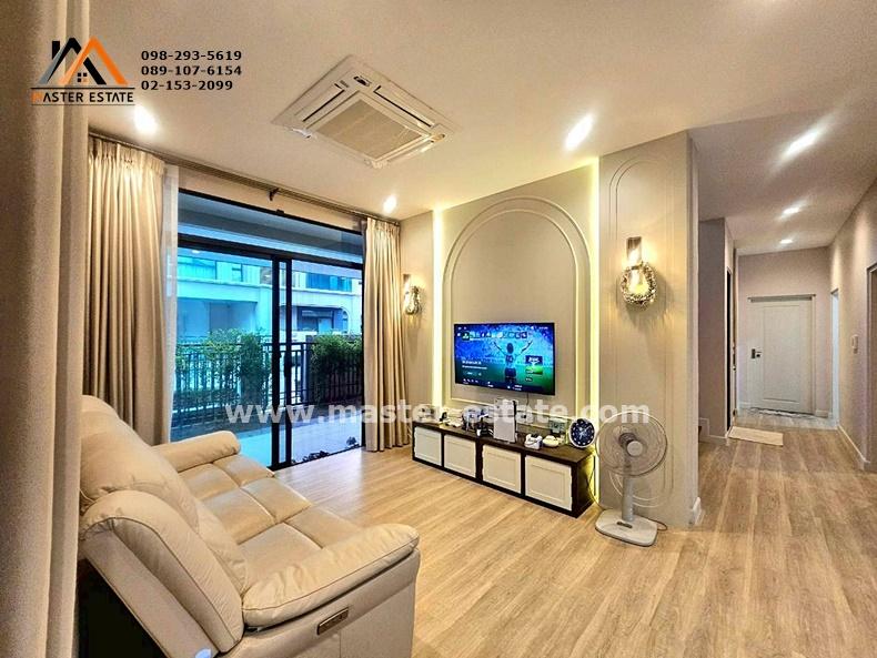 บางกอก บูเลอวาร์ด เวสต์เกต สวยมาก พร้อมอยู่ แต่งครบ 52.3 ตร.ว. ต่อเติมครบทุกฟังก์ชั่นการใช้งาน สวย สะอาด สภาพนางฟ้า บ้านใหม่กริ๊บ มีหลังเดียว 3