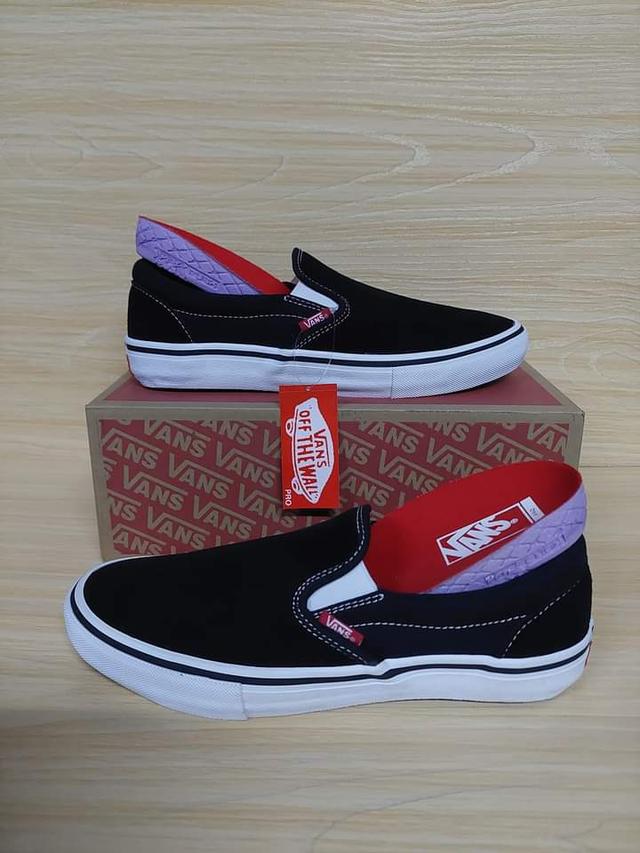 Vans Slip on Black White Pro 2