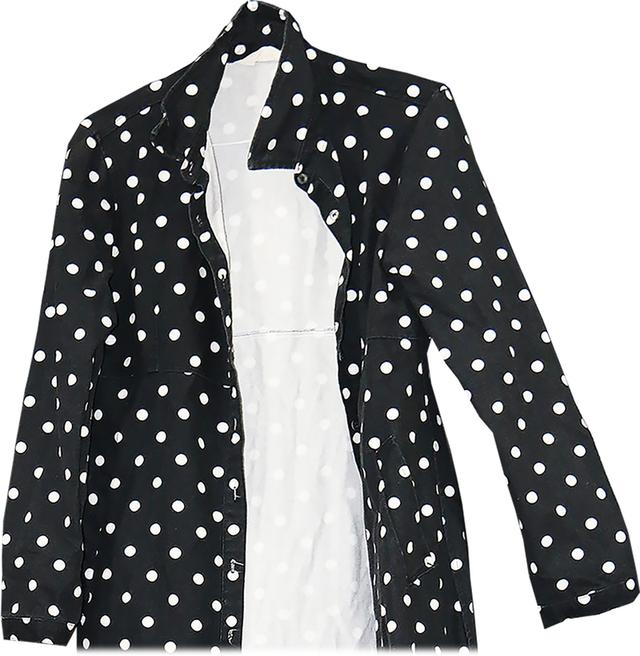 เสื้อคลุมลายจุดวินเทจ เสื้อคลุม Polka Dot Duster Coat_@SP019 5