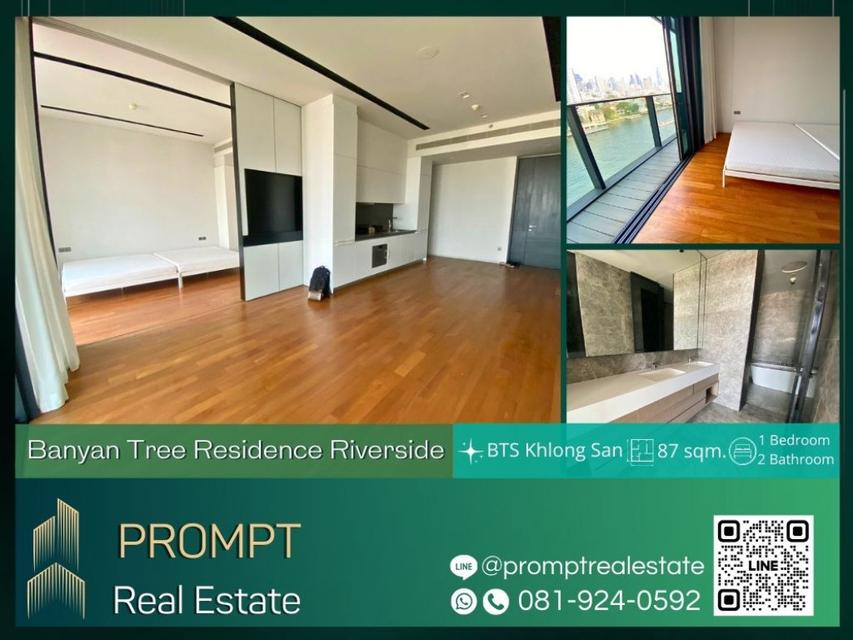 AB05383 - Banyan Tree Residence Riverside - 87 sqm - BTS Khlong San- Icon Siam- Taksin Hospital