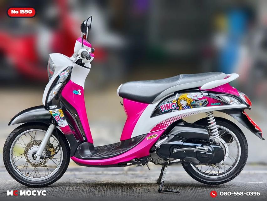 Yamaha Fino 115i 2013 วิ่ง10000โล เครื่องยนต์หัวฉีด รถบ้านแท้ เครื่องท่อเดิม มีเล่มเขียวชุดโอนครบ No.1590 รูปที่ 5