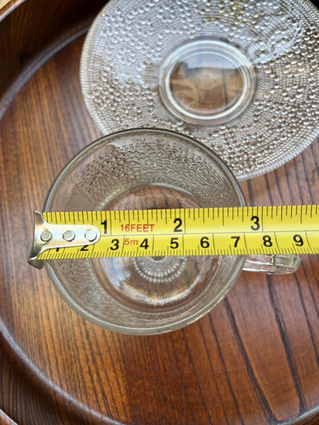 ชุดแก้วกาแฟทรงสูง สไตล์ญี่ปุ่นโบราณ พร้อมจานรอง รูปที่ 5