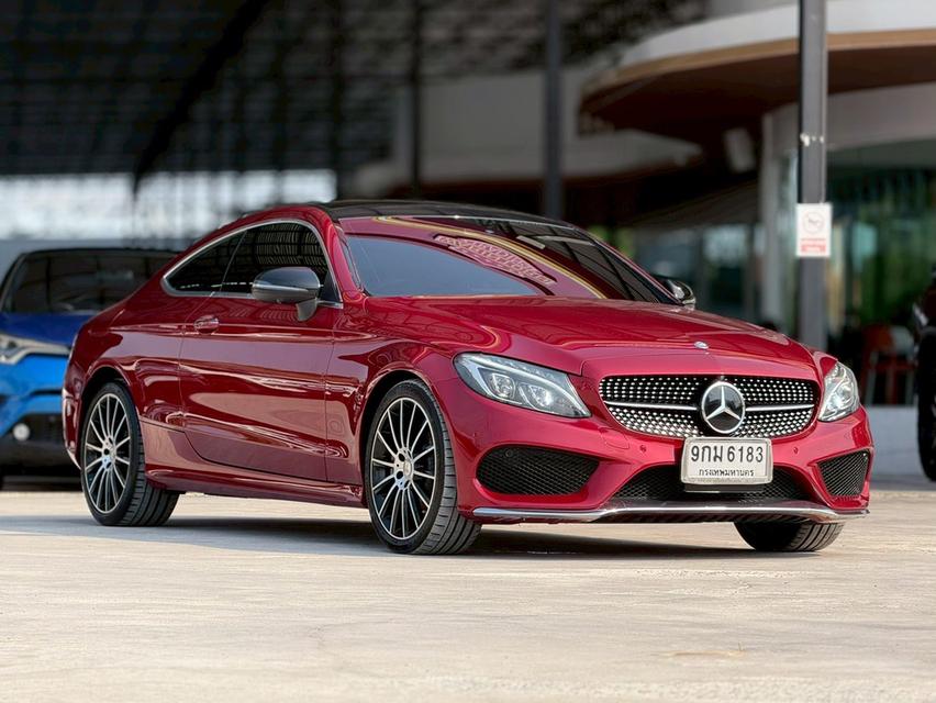 ปี 2016 BENZ C-CLASS, C250 COUPE AMGDYNAMIC โฉม W205 ปี14-23 สีแดง รูปที่ 5
