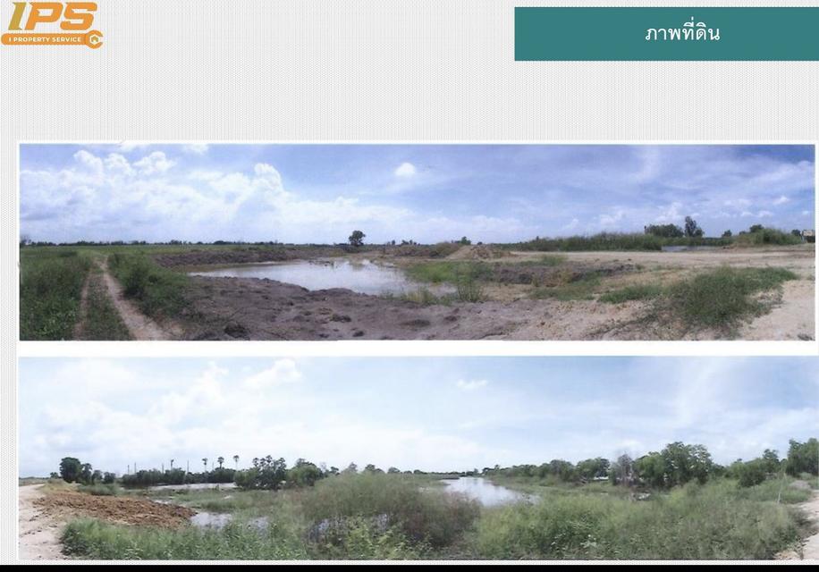 ขายที่ดินเปล่า ทำเลดี 215-3-17.1 ไร่ (ที่ดินมีบ่อน้ำบางส่วน) บางไทร จ.อยุธยา 2