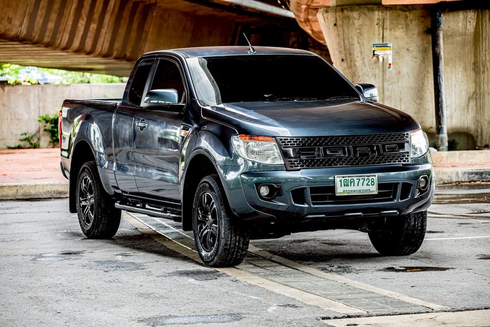 FORD RANGER 2.2 XL HI-RIDER OPEN CAB 2014 สีเทา