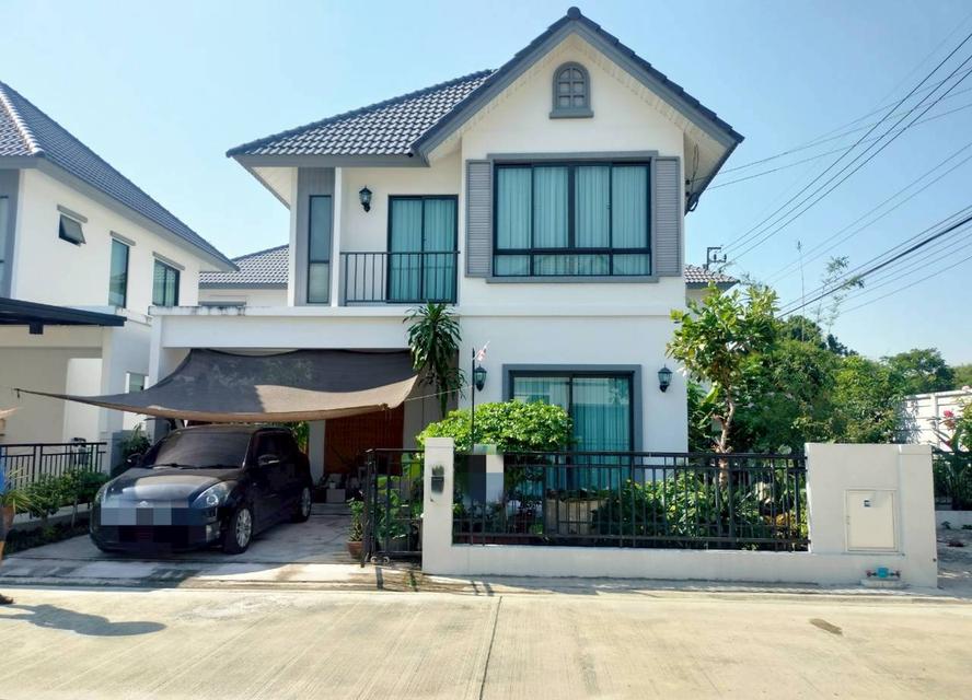 🚩ให้เช่า 🏡บ้านแฝด หลังริม 👉โมดิ วิลล่า บางนา ในบางเสาธง, สมุทรปราการ บ้านสวย พร้อมอยู่👈 1