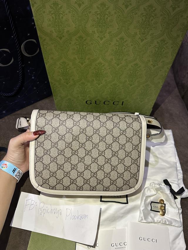 ✨Like new✨ Gucci horsebit 1955 สีขาวสภาพใหม่ 6