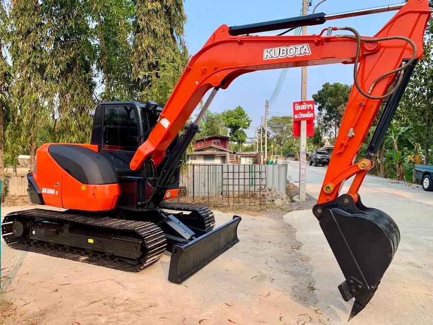 ปล่อยรถขุด Kubota KX080-3 