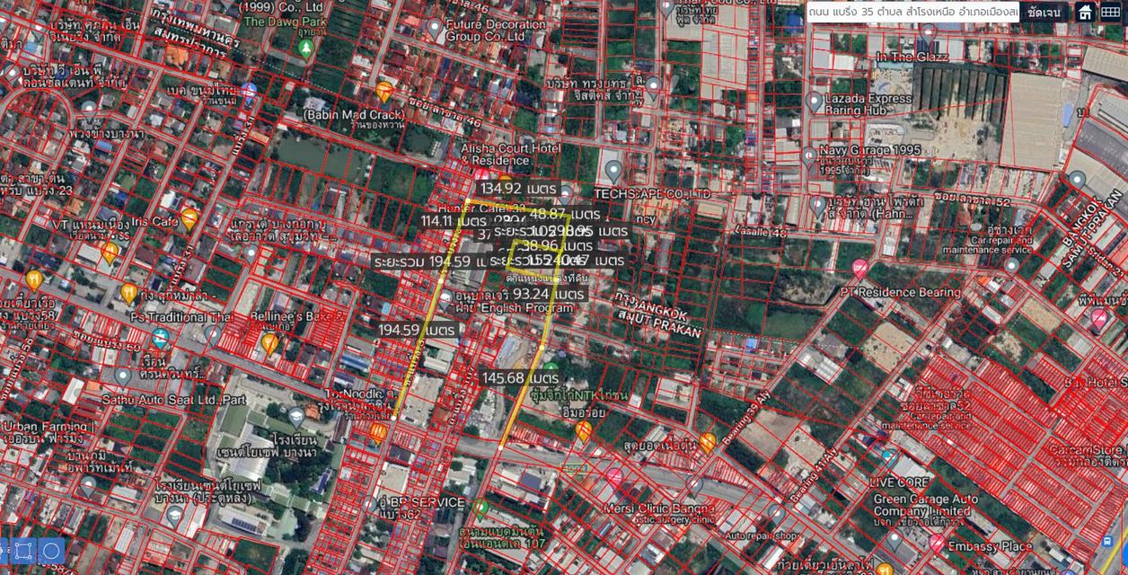ที่ดิน สร้างสร้างอพาร์ตเม้นท์ สร้างOffice ถนนแบริ่ง-ลาซาล เนื้อที่ 642 ตรว. วาละ 70,000 บาท พระโขนง กรุงเทพฯ 14