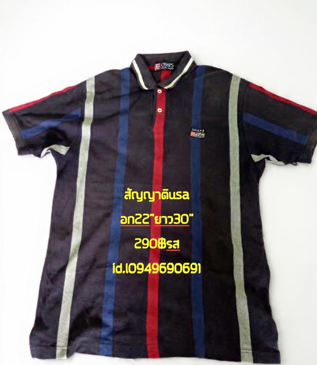 CHAPS เสื้อโปโลคอปก มือ2นำเข้า