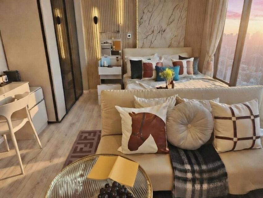 New Condo The Room Phayathai ห้องใหม่เอี่ยม 27 ตารางเมตร ชั้นสูง ตกแต่งใหม่สุดหรู พร้อมเข้าอยู่ 3