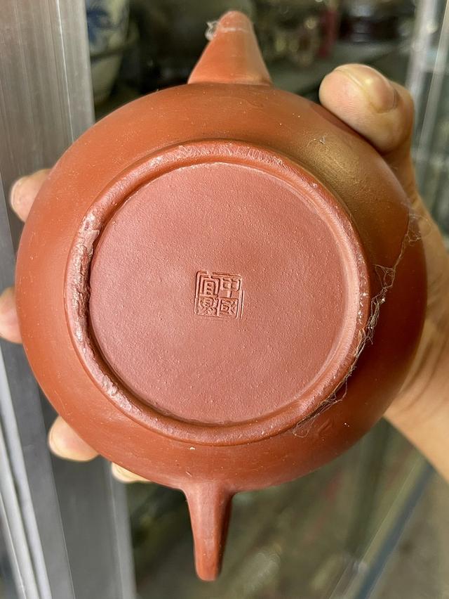 กาน้ำชาอี๋ซิง กาชงชาดินเผาโบราณ ไซต์กลาง กาน้ำชาจีนโบราณ ทำจากดินแดง