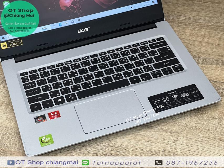 ACER ASPIRE A314-22-R28H (SILVER) ราคา 6,900 บาท 8