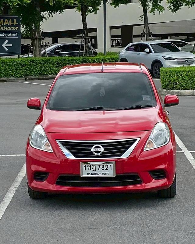 รหัสรถ QT7821 Nissan Almera 1.2 E เกียร์ Auto สีแดง ปี 2013 3