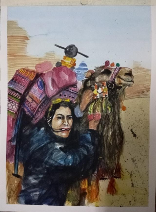 รับงานวาดภาพเหมือน,ภาพล้อมฯลฯ สีน้ำฯ