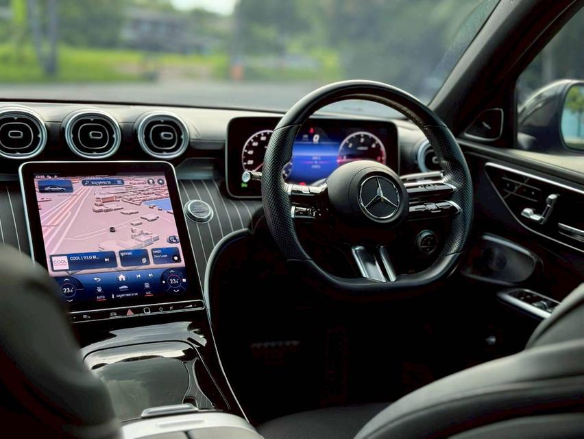 Benz C220d AMG Dymanic w206 2022 แท้ รถสวยจริงๆ เดิมสีดำwrapมา 15
