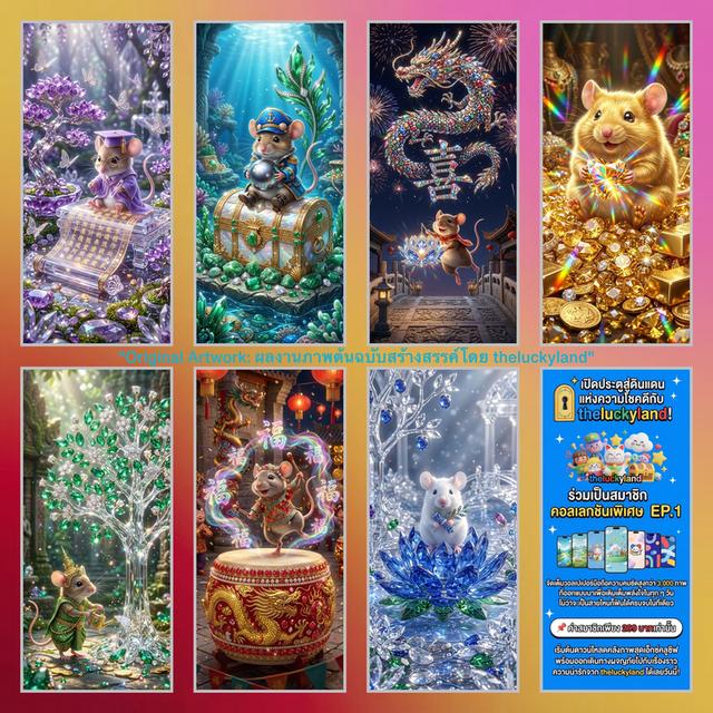 เปลี่ยนหน้าจอให้สดใส ปลุกพลังบวกในตัวคุณด้วย theluckylandBrighten your screen and unleash your positivity with theluckyland รูปที่ 2