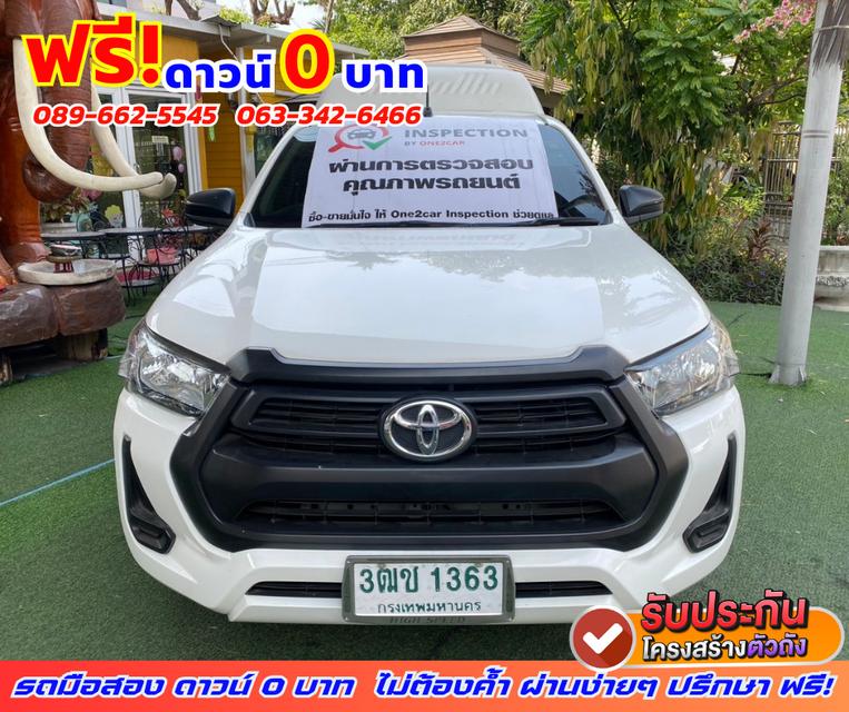 🟠ปี2021 Toyota Hilux Revo 2.4 SINGLE Entry