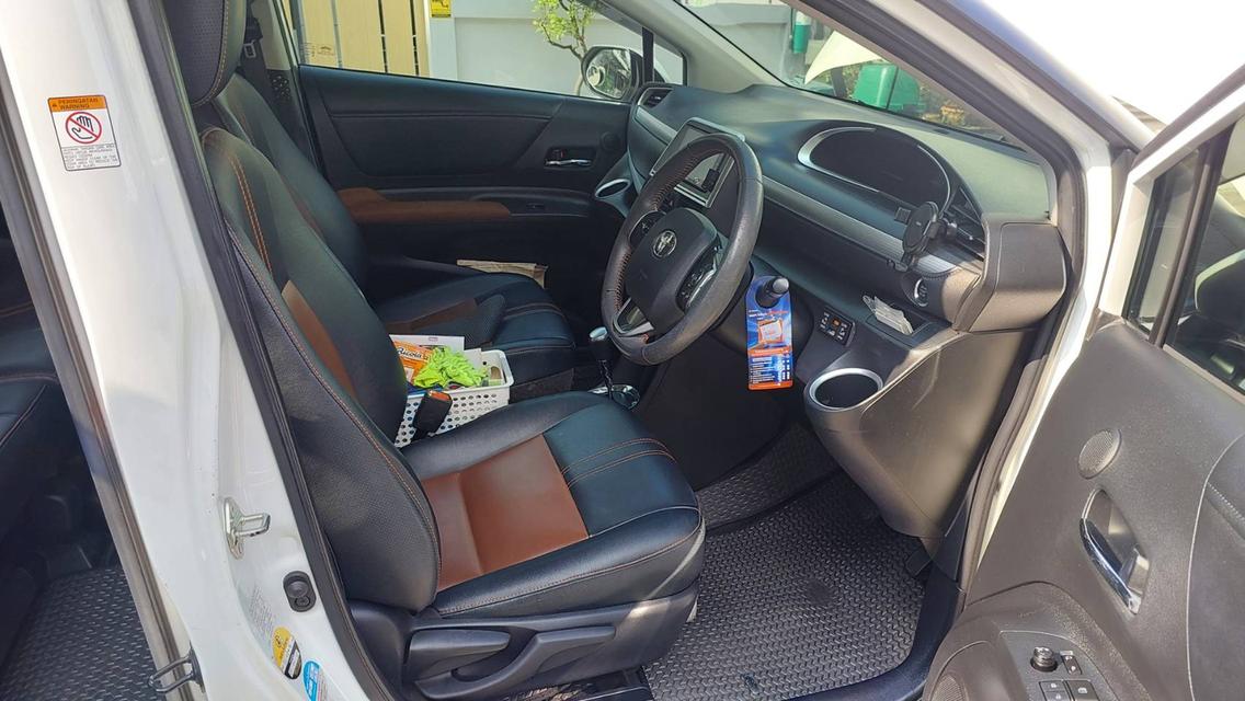 รถ Toyota Sianta V 2019 มือเดียว เข้าศูนย์เช็คระยะตลอด ไม่เคยชนหนัก ไมล์ 106,xxxx ประตูไฟฟ้า สีขาว รูปที่ 10