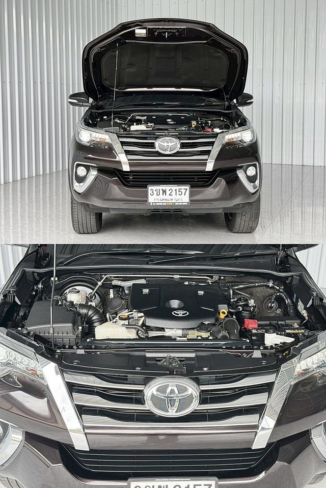  Fortuner2.4V(2WD) สีน้ำตาล รถบ้าน สภาพสวย 3