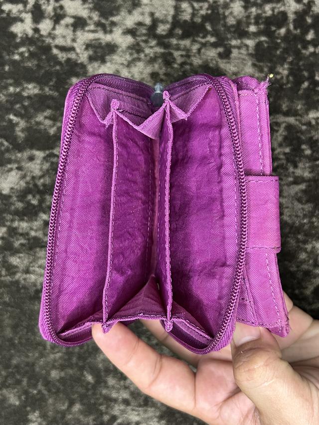 🐒 กระเป๋าสตางค์ Kipling รุ่นยอดนิยม New Money Deluxe 3 พับ สีชมพู Urban Pink หวานสดใส💕 รูปที่ 7