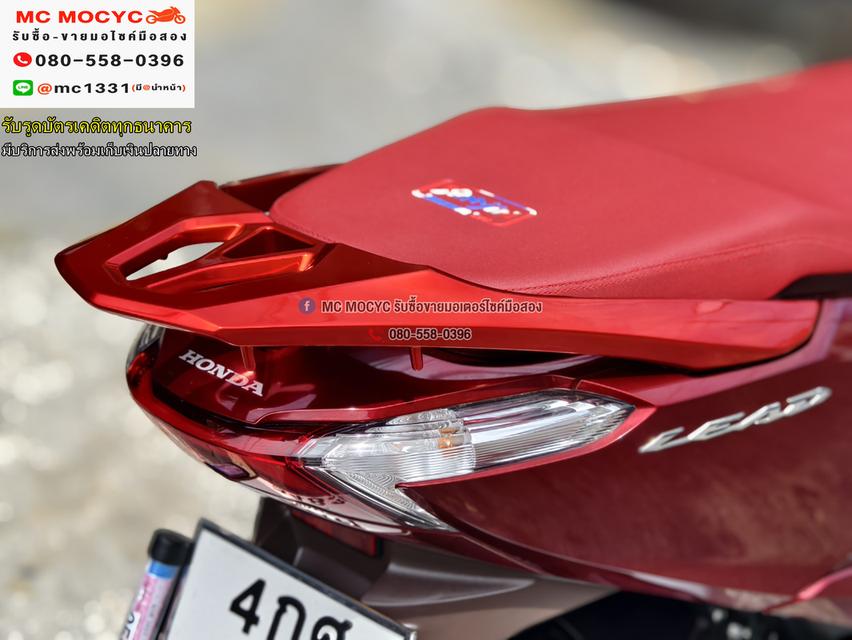 Lead 4v สีแดง 2023 วิ่ง1000โล รถบ้านแท้มือเดียวเครื่องท่อเดิมๆ สีสวยใหม่มาก No1167 17