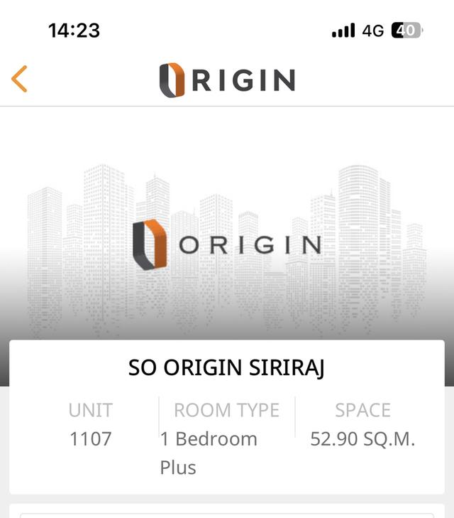 คอนโด So origin siriraj 1