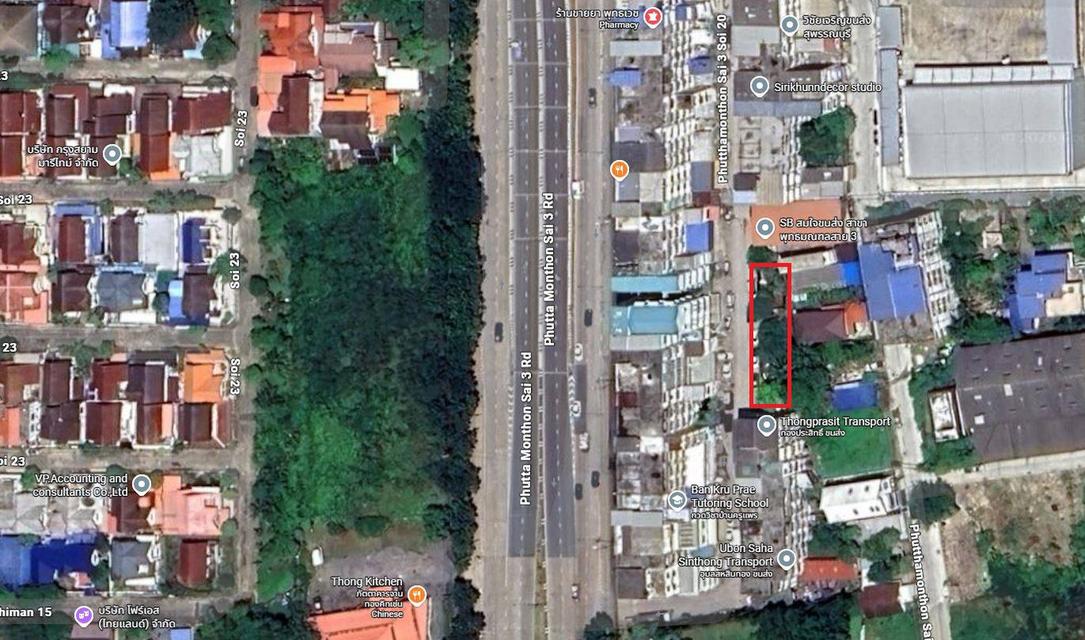 📣 ขายด่วน! ที่ดินสวย 103 ตร.ว. ทำเลพาณิชย์ พุทธมณฑลสาย3 1