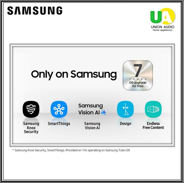 SAMSUNG TV รุ่น UA43U8000FKXXT - UA85U8000FKXXT  ขนาด 43/50/55/65/75/85 นิ้ว Crystal UHD 4K Smart TV samsung รุ่น UA43U8000F ราคาถูกที่สุด 7