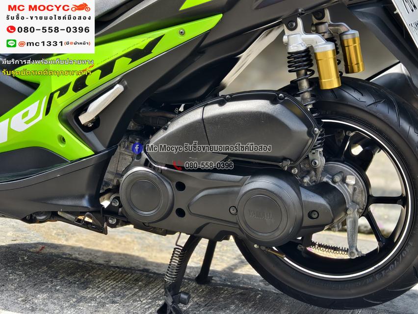 Aerox 2017 รถบ้านแท้มือเดียวเครื่องท่อเดิม กุญแจบุคเซอวิสครบ เล่มเขียวชุดโอนครบ No1254    10