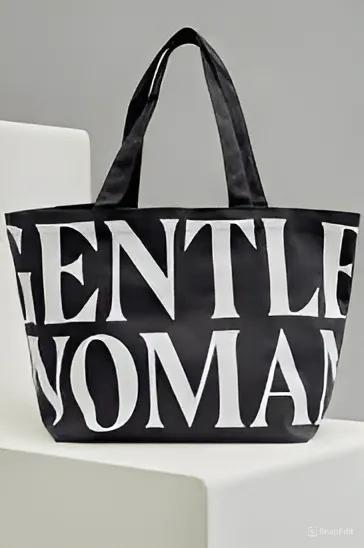 กระเป๋าผ้า Gentlewoman สีดำ 2