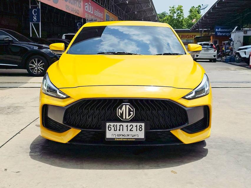 รหัสรถ SEZ1218 MG 5 1.5 D+ Sunroof เกียร์ ออโต้ เบนซิน สี เหลือง ปี 2023