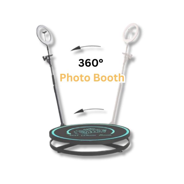 360°Spin Photo Booth อุปกรณ์เสริมการถ่ายภาพ วีดีโอ แบบครบชุด 4