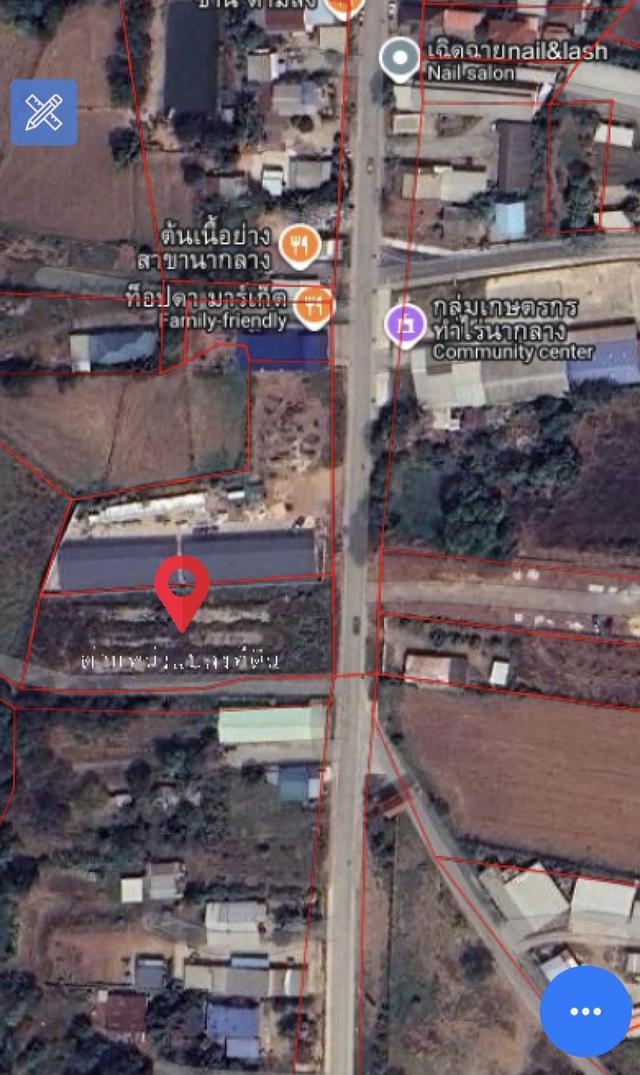 ที่ดินสวย โฉนดครุฑแดง ต.นากลาง อ.สูงเนิน จ.นครราชสีมา อยู่ติดชุมชน ตรงข้ามกับ อบต.ต.นากลาง ห่าง ตลาด, 7-11, CJ ไม่ถึง500 เมตร ใกล้นิคมอุตสาหกรรมนวนคร 11