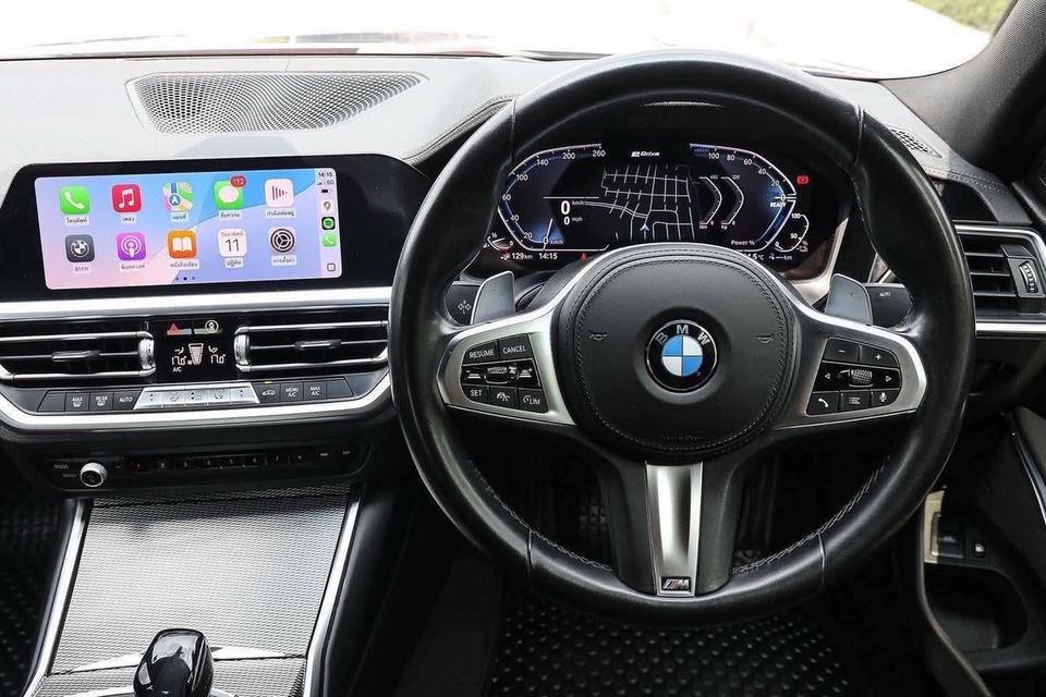 BMW 330e M Sport ปี 2021 ไมล์ 12x,xxx โล สามารถวิ่งด้วยระบบไฟฟ้า 60 โล รูปที่ 13