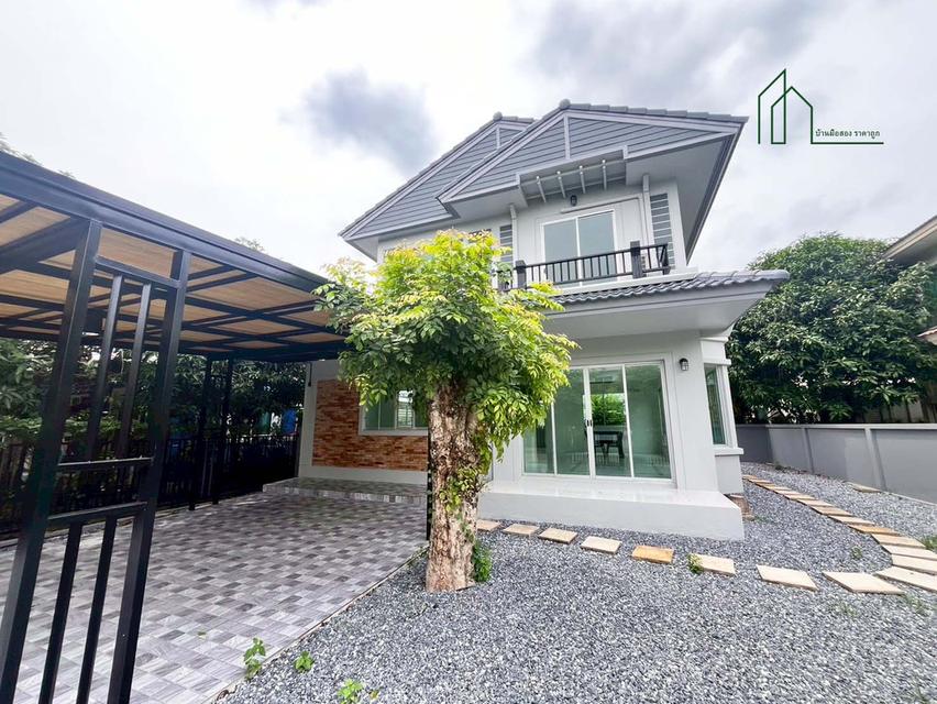 บ้านเดี่ยว 75.2 ตรว. หมู่บ้านปาริชาติ ถ.คุ้มเกล้า11 หนองจอก 20