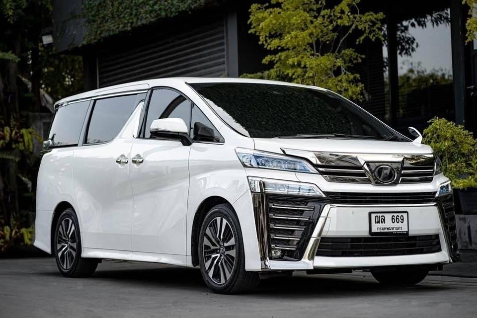 TOYOTA Vellfire ZG Edition-ปี 2018 รหัส PR669