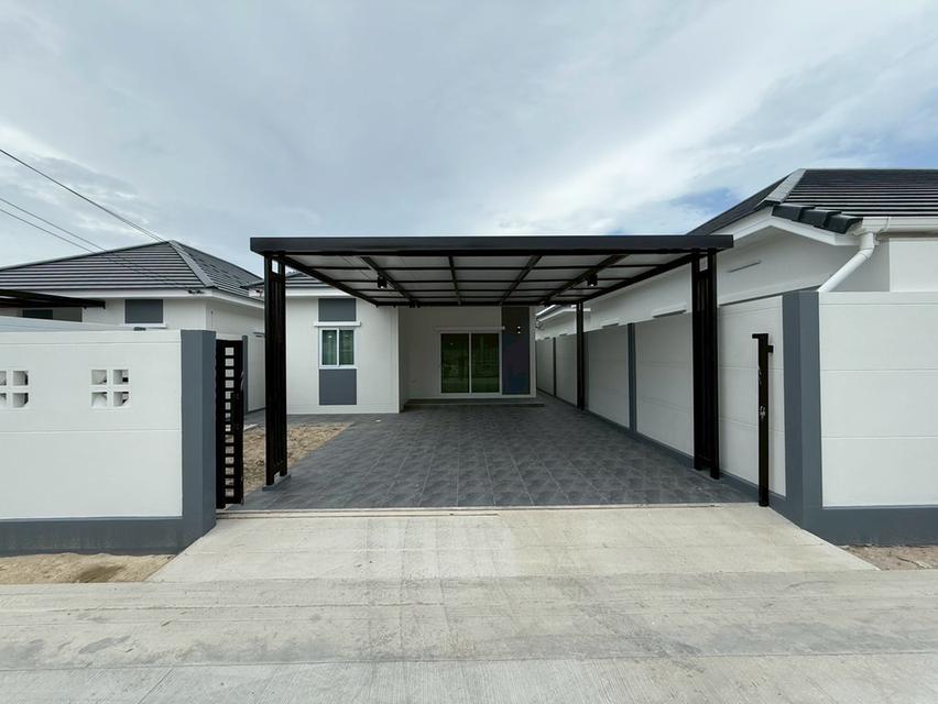 ขายบ้านใหม่ ชั้นเดียว ขนาด 45 ตร.วา พิกัดซอยสนาม ฟุตซอล บ้านฉาง ระยอง