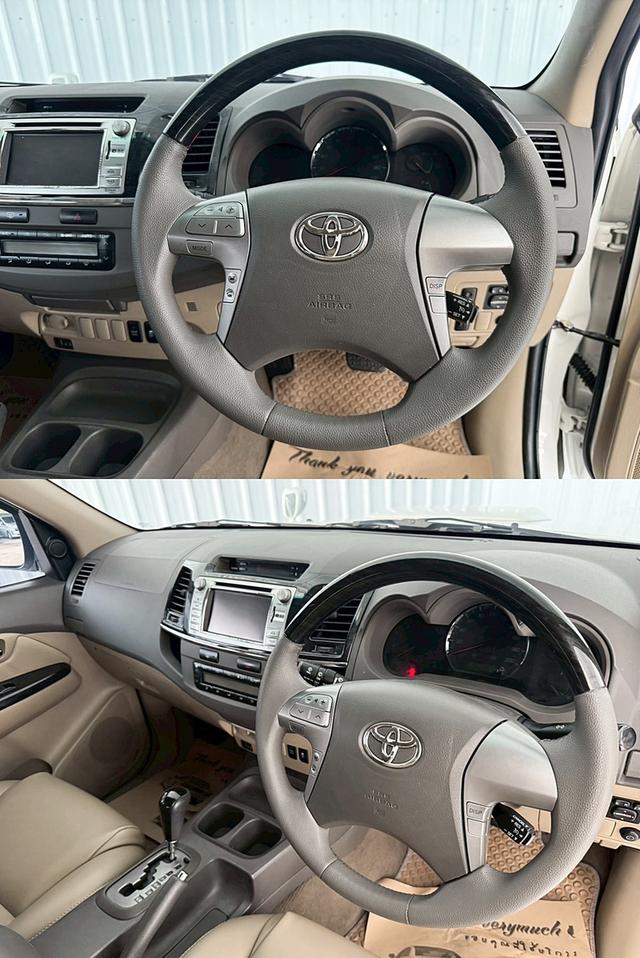 รถมือเดียว Fortuner 3.0V ขับ2 สภาพสวย 11
