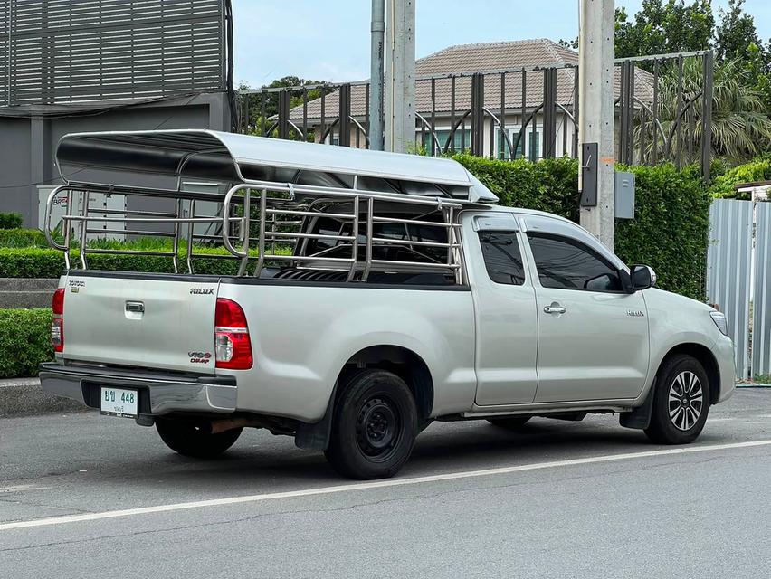 TOYOTA VIGO 2.7 CNG โรงงาน 2013 Cab เปิดได้พร้อมหลังคาสแตนเลส ราคา 168,000