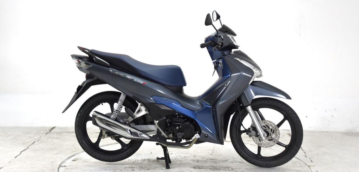 Honda Wave 125i สีเทา - น้ำเงิน