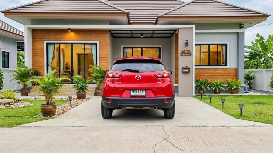MAZDA CX-3 2.0 C ปี 2017 จด 2018รถบ้าน มือเดียว สีแดง สวยพร้อมใช้ ❤️ รูปที่ 4