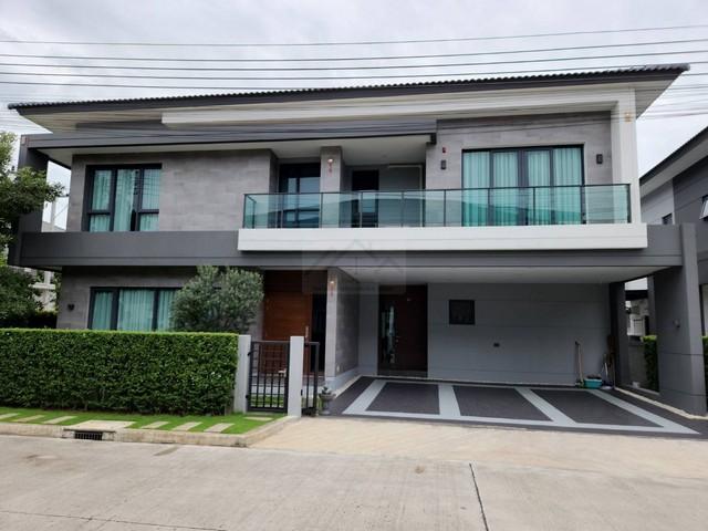 ให้เช่าบ้านหรูแปลงมุม 78 ตรว 4 ห้องนอน The City Bangna ใกล้เมกะบางนา อยู่ถนนเมน เฟอร์พร้อมอยู่