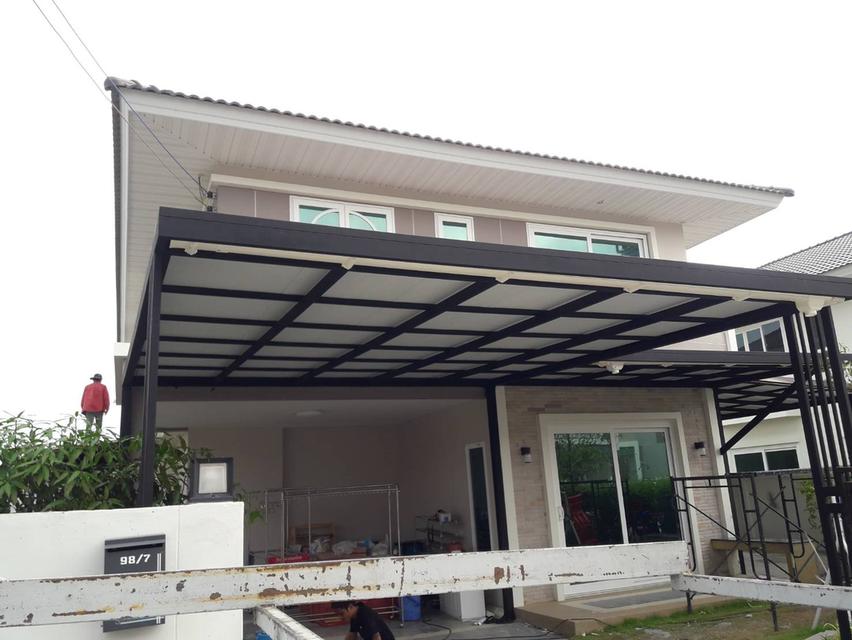 ต่อเติมโครงหลังคาบ้าน แบบครบจบที่เดียว รูปที่ 16