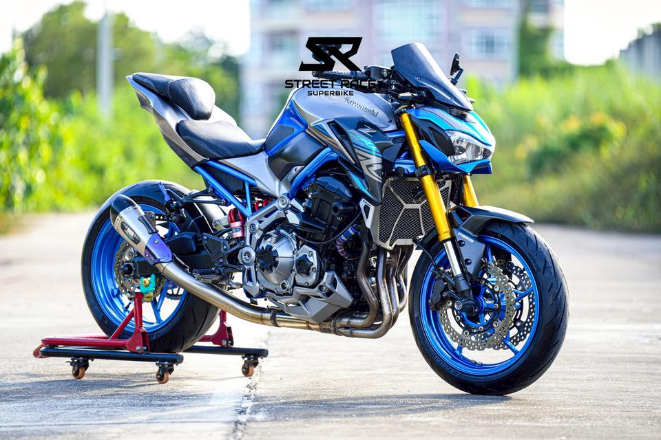 2017 Kawasaki z900 spacial รถปี 2017 น้ำเงิน รถสวย ไมล์แค่ 25,xxx กม 2