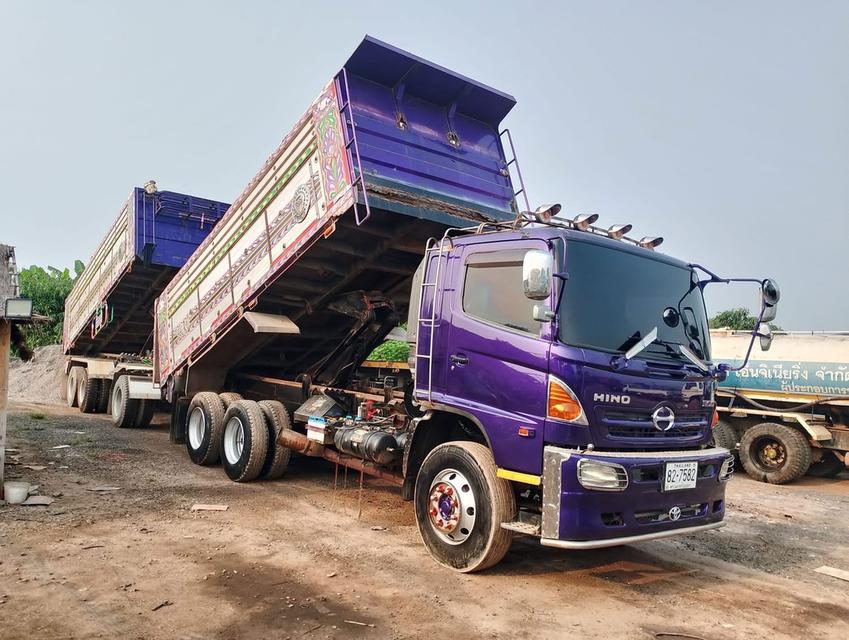 รถบรรทุก 10 ล้อ ดั้ม Hino Mega FM2P 2