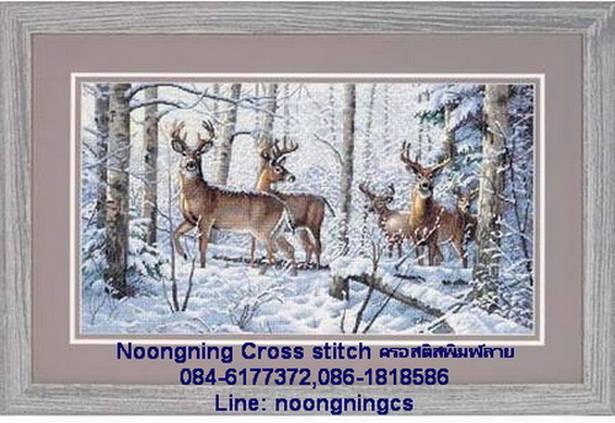 ร้าน Noongning Cross stitch ครอสติสพิมพ์ลาย จำหน่ายอุปกรณ์ครอสติส ภาพติดเพชร1329 2