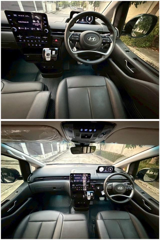 (แจ้งรหัสรถ AP53) Hyundai Staria Premium Sunroof 2.2D 8AT ปี 2023 สีขาว ตัวtop รูปที่ 8