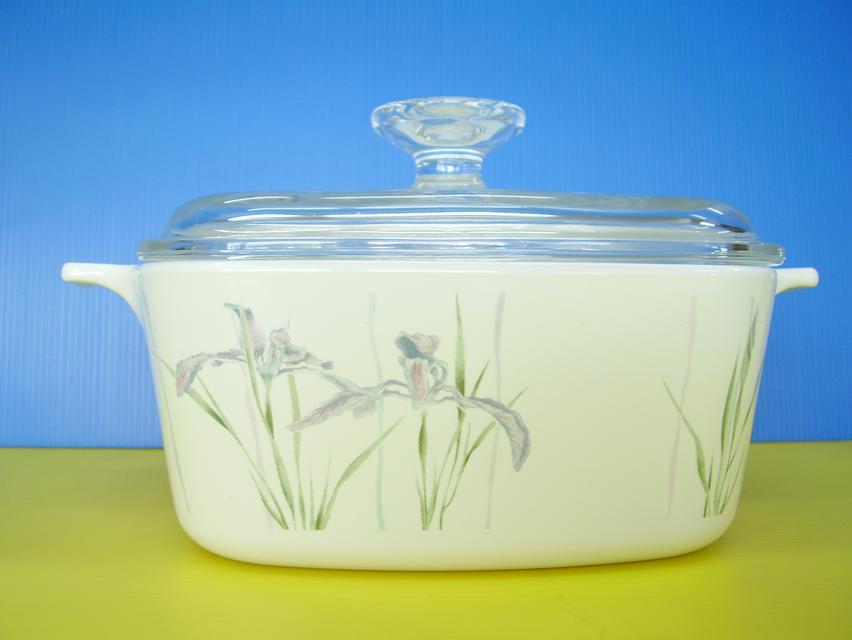 หม้อแก้วทนไฟคอร์นนิ่งแวร์ CORNINGWARE 2 ใบ 4 ชิ้น ของใหม่และแท้จากสหรัฐ